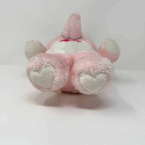 Vintage Kenner Lotsa Heart Elephant Care Bear Cousins 1984 13" Pink Plush Toy - Picture 9 of 14